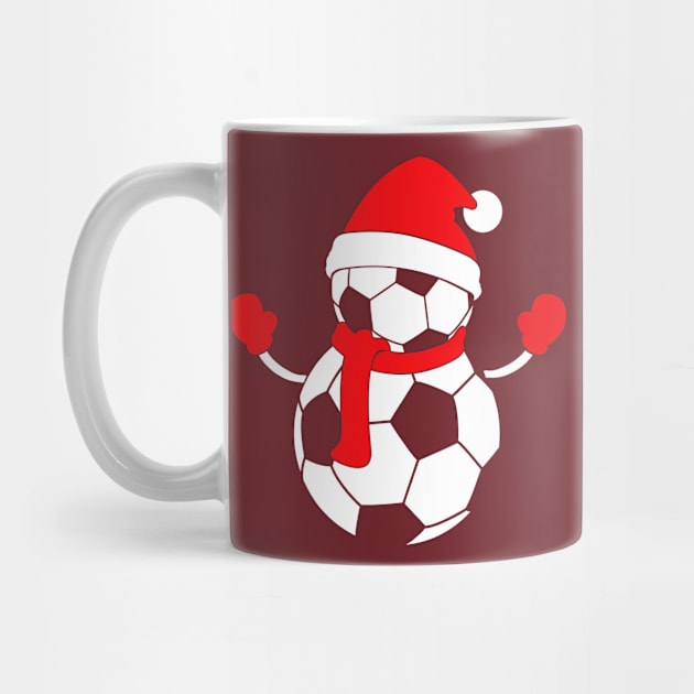 Snowman Soccer Merry Christmas Xmas Hat by wfmacawrub